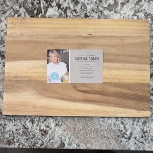 Martha Stewart Natural Wood Cutting Board